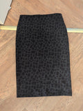 Marks And Spencer 12 Length 27 Green And Black Stretch Skirt