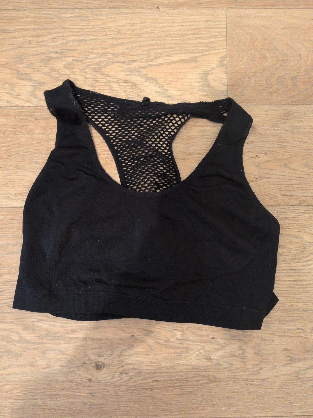 Workout 18/20 Black Sports Bra