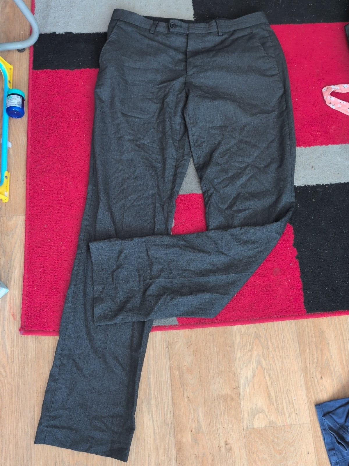 Mens Size 36" Grey Smart wear Trousers