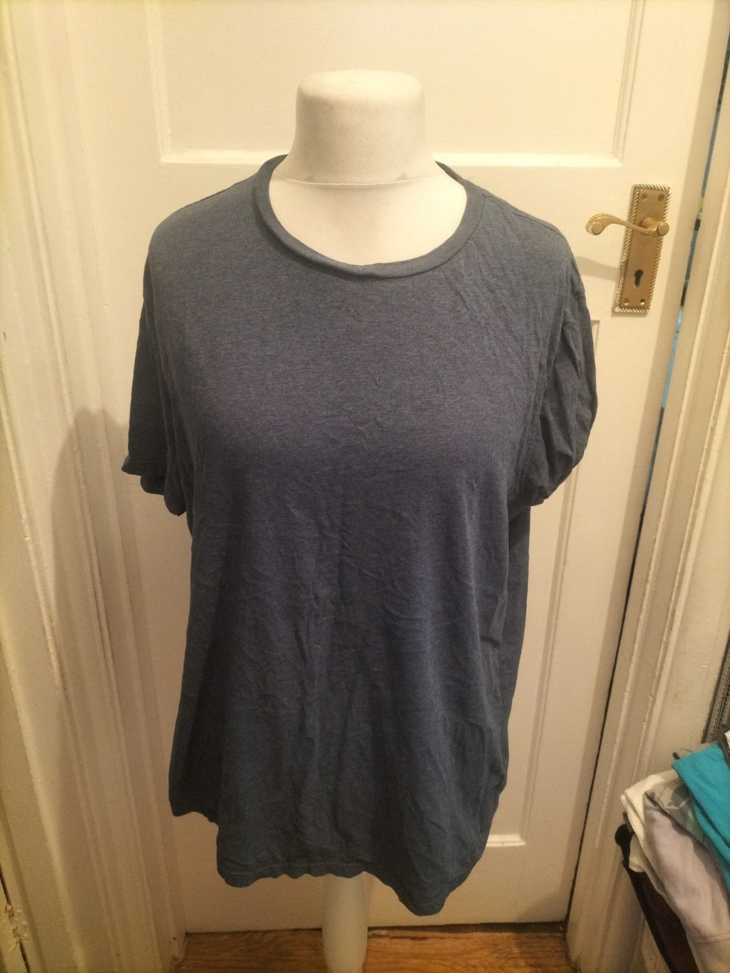 M&S Regular For XL Pure Cotton Grey T-shirt Short Sleeve