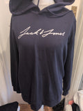 Jack & Jones Navy 2XL Print Pullover Hoodie