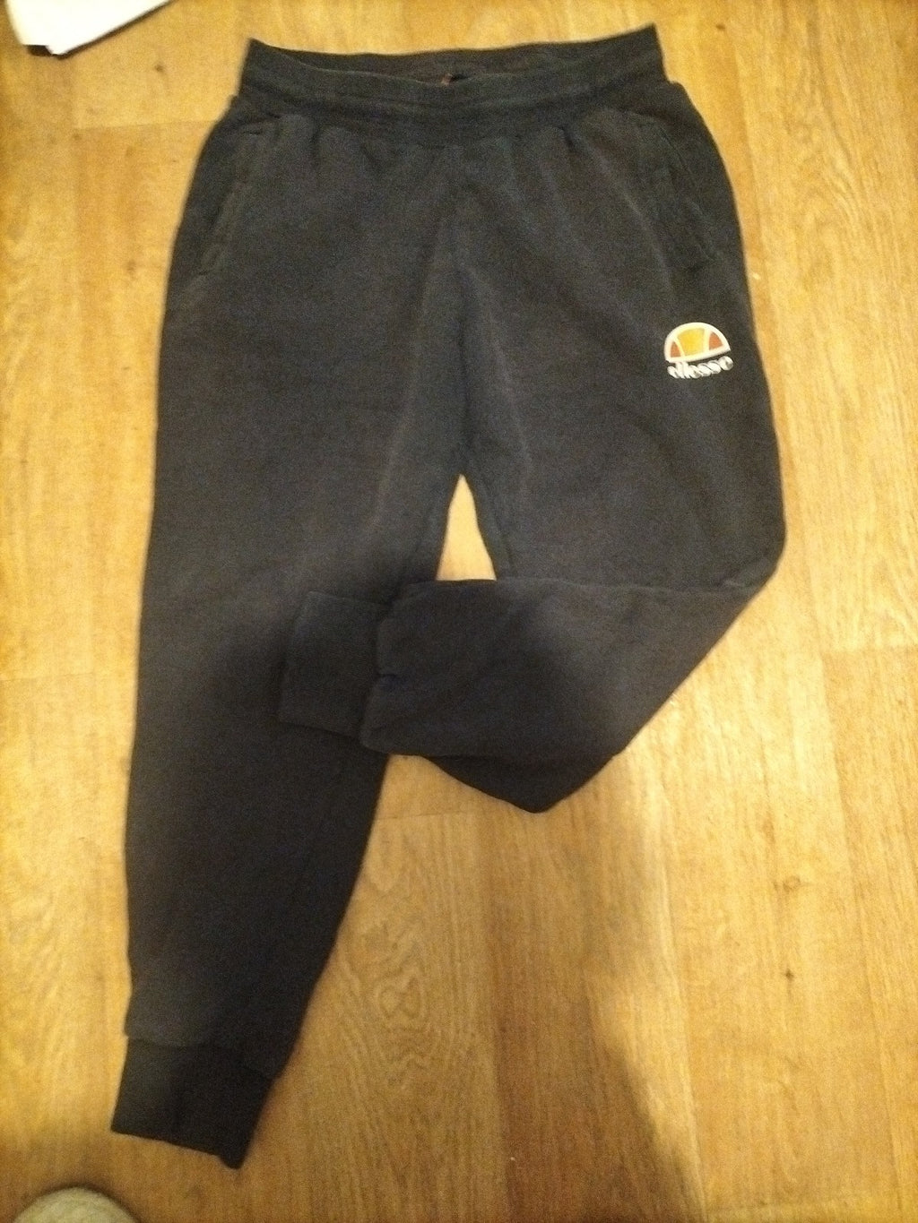 Ladies Ellesse Size 10 Charcoal Elasticated Joggers