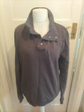Mens Urban Beach Size M Dark Grey Collared Jumper