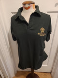 Mens Size Large Black "Tea" Polo