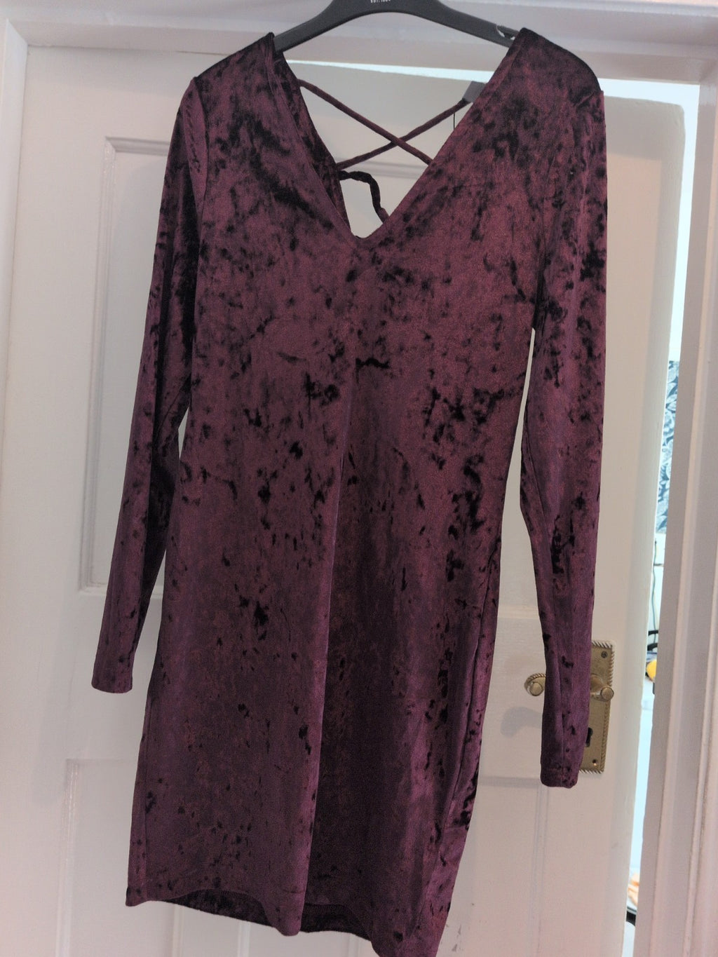 Brand New Primark 12 Purple Long Sleeve Dress