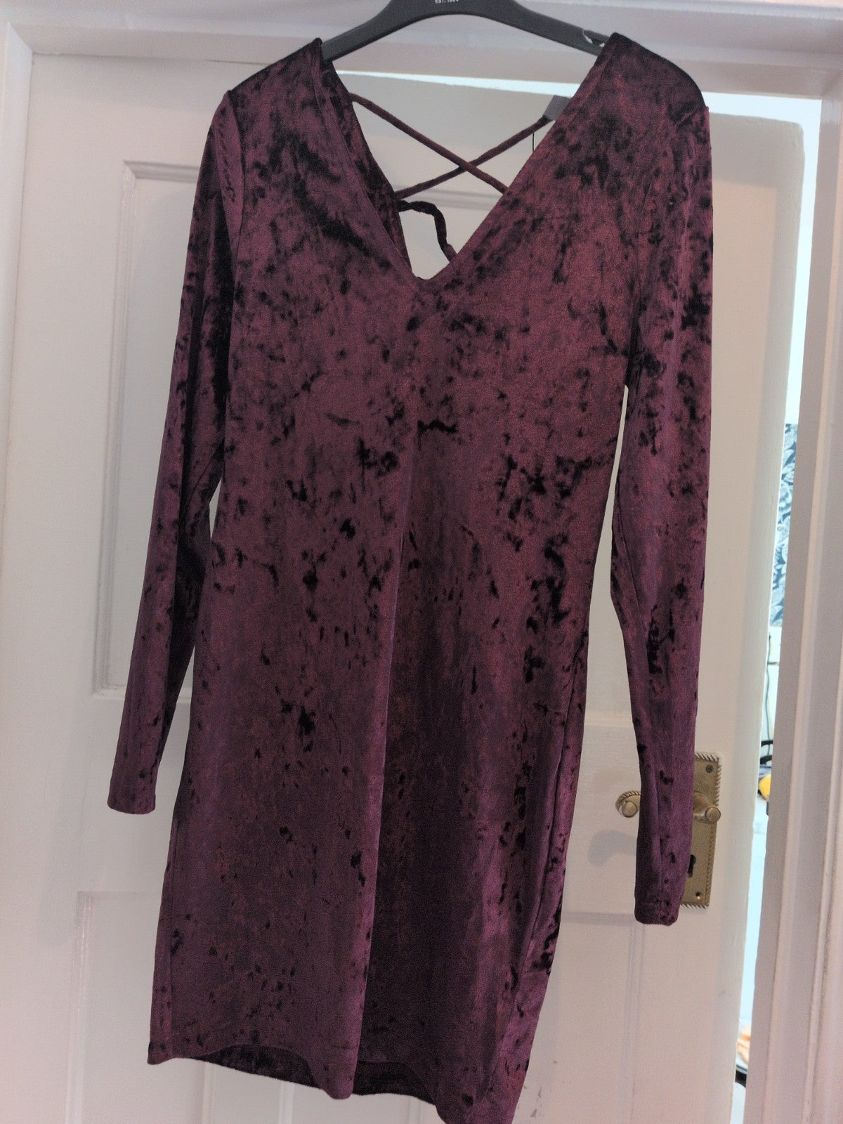 Brand New Primark 12 Purple Long Sleeve Dress