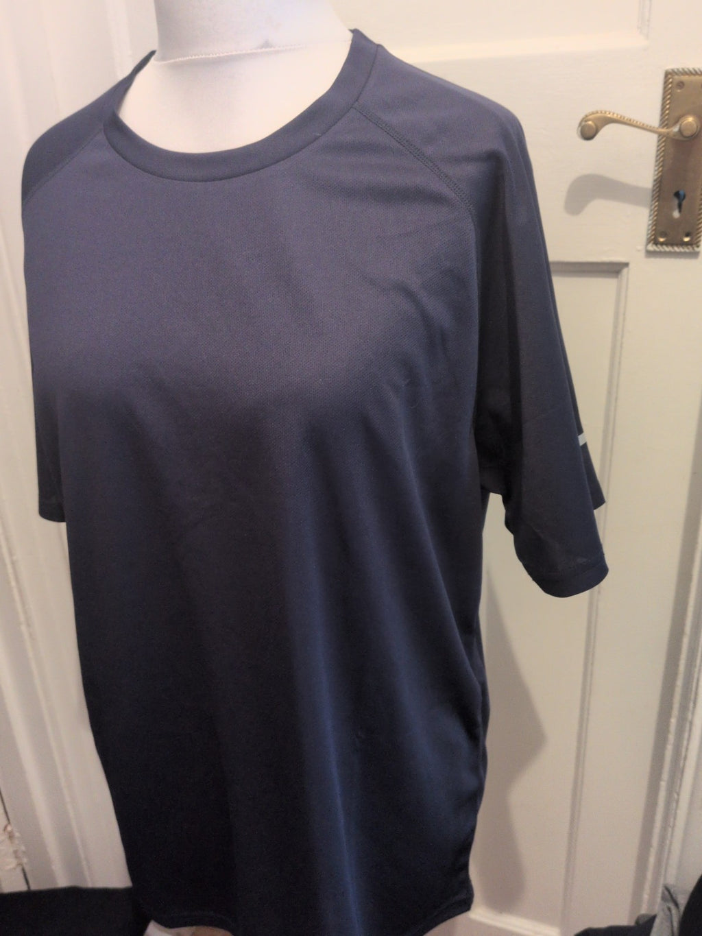 2xl Dark Navy Breathable Short Sleeve T-shirt