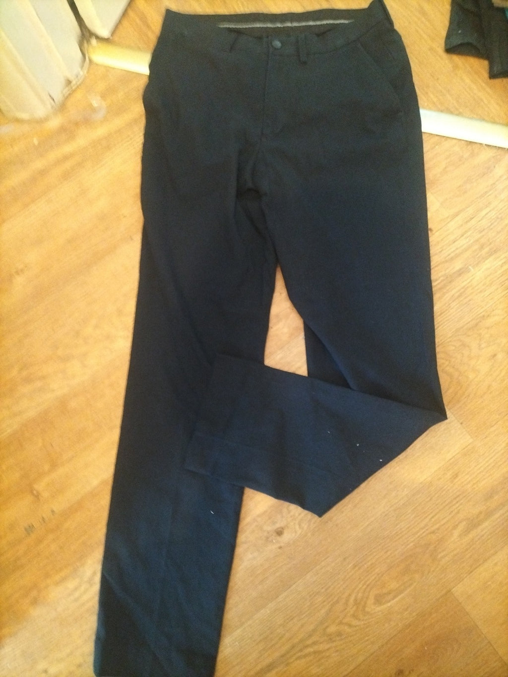 Marks And Spencer 30x33 Slim Fit Navy Trousers