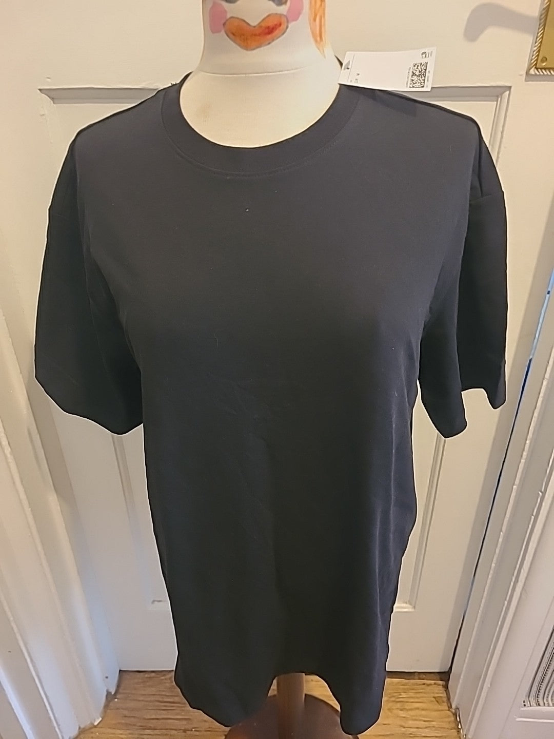 Brand New Mens H&M Size Medium Black Loose Fit Tshirt