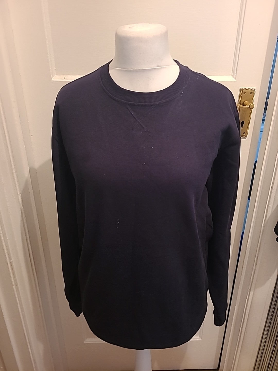 Mens James Pringle Size Large Navy Blue Pullover Sweatshirt