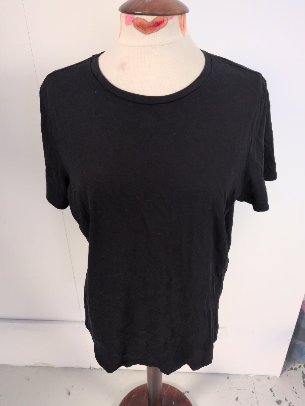 George 18 Black Crew Neck Short Sleeve T-shirt
