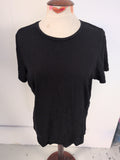 George 18 Black Crew Neck Short Sleeve T-shirt