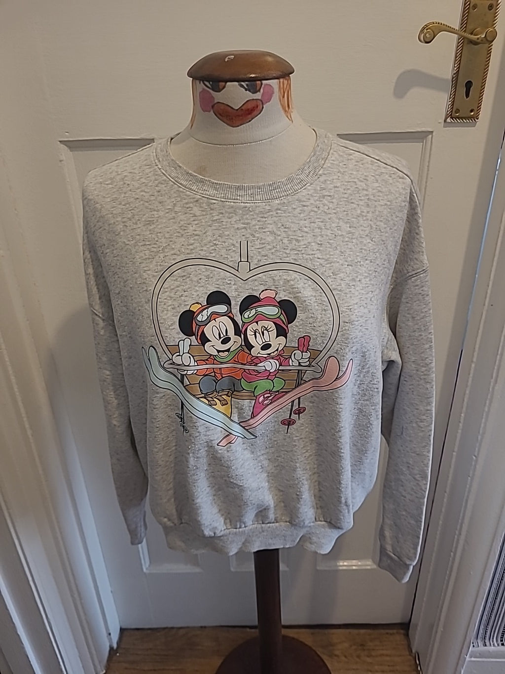 Ladies H&M Size Large Minnie&Mickey Jumper