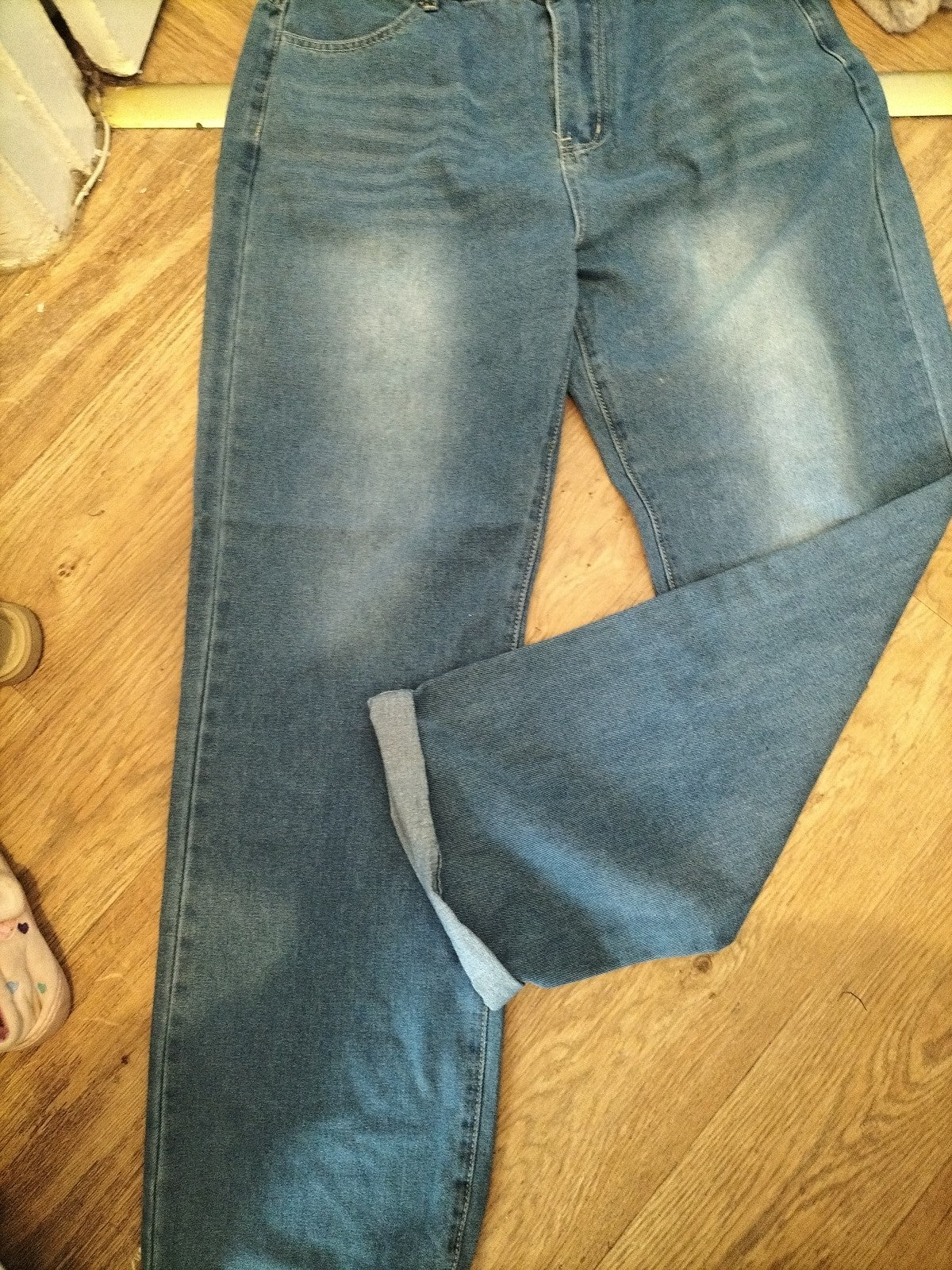 Beyoucosy XL Denim Straight Leg Jeans