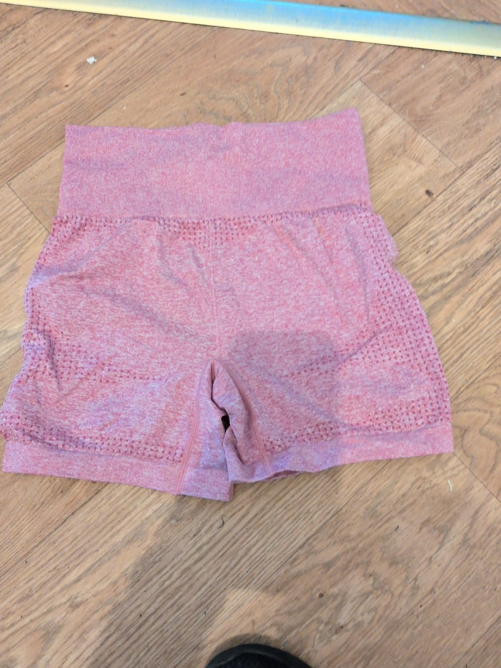 ladies Size Small Pink Elasticated Gym Shorts