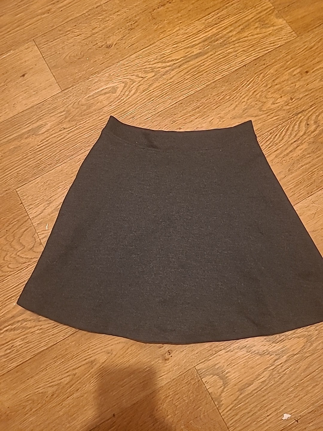 Girls Tu Age 9 Years Grey Stretch Flare Skirt Uniform