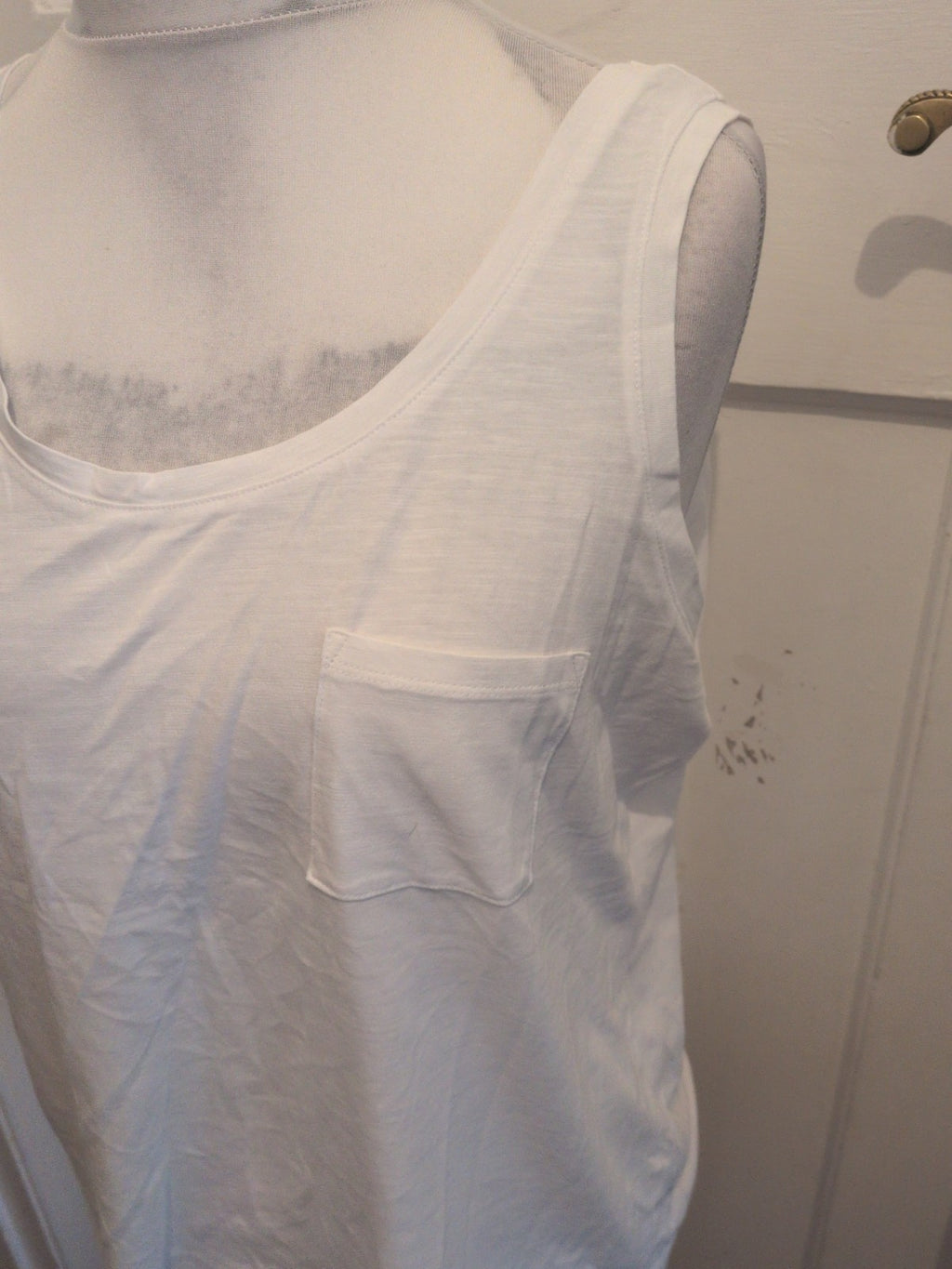 Papaya 16 White Tank Vest Top Sleeveless