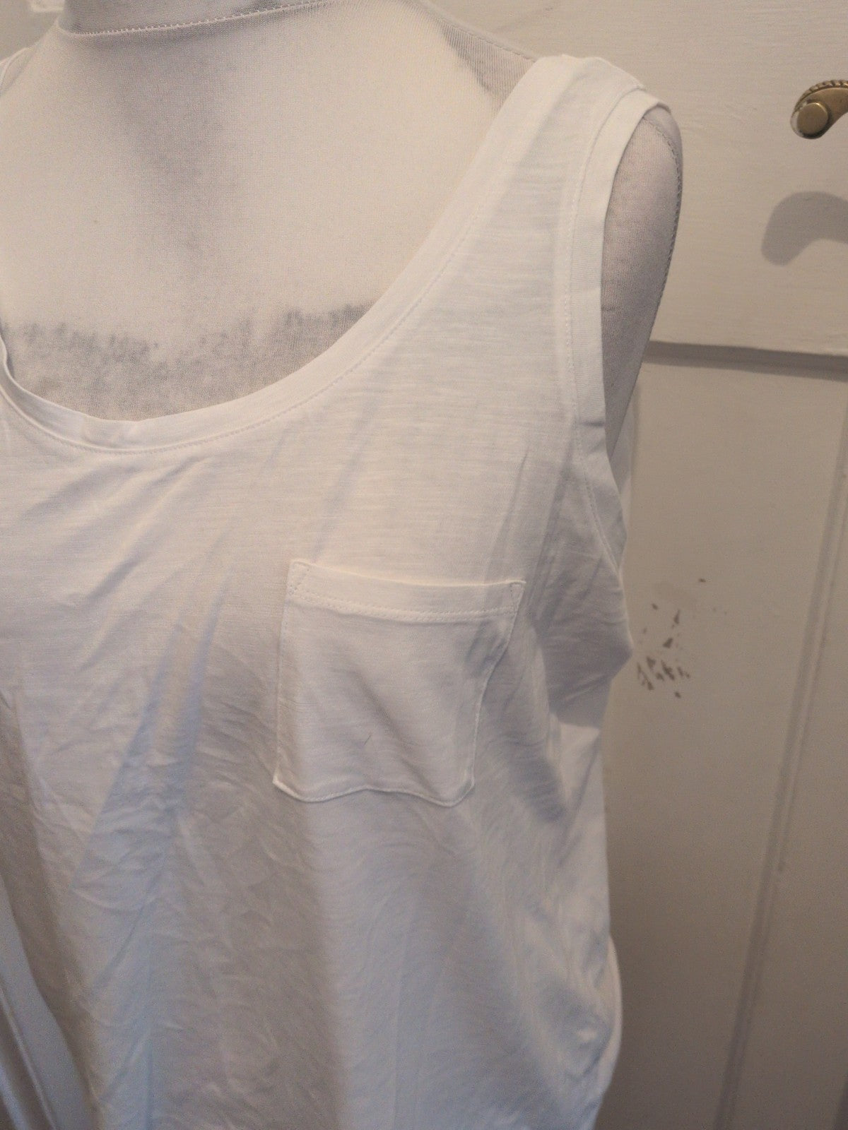 Papaya 16 White Tank Vest Top Sleeveless