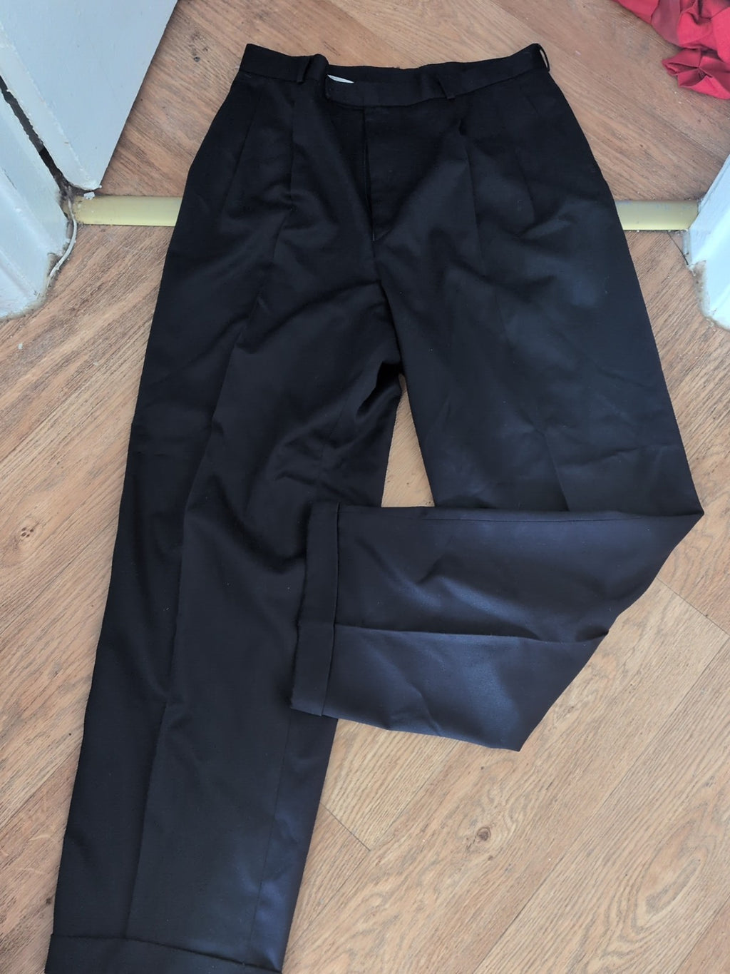 Mens Elite Size 36R Navy Blue Smart Trousers