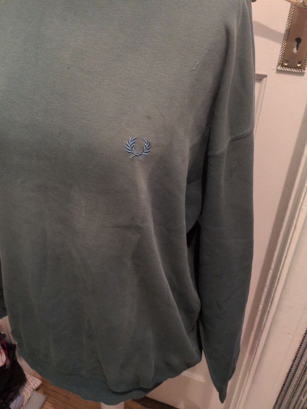 Fred Perry XL Green Pullover Jumper