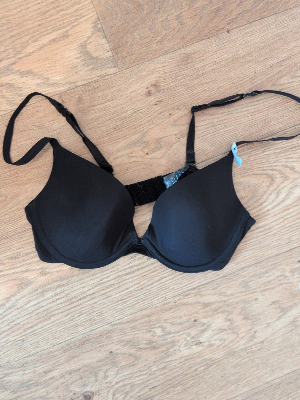 Box Avenue 32b Black Bra Padded And Wired