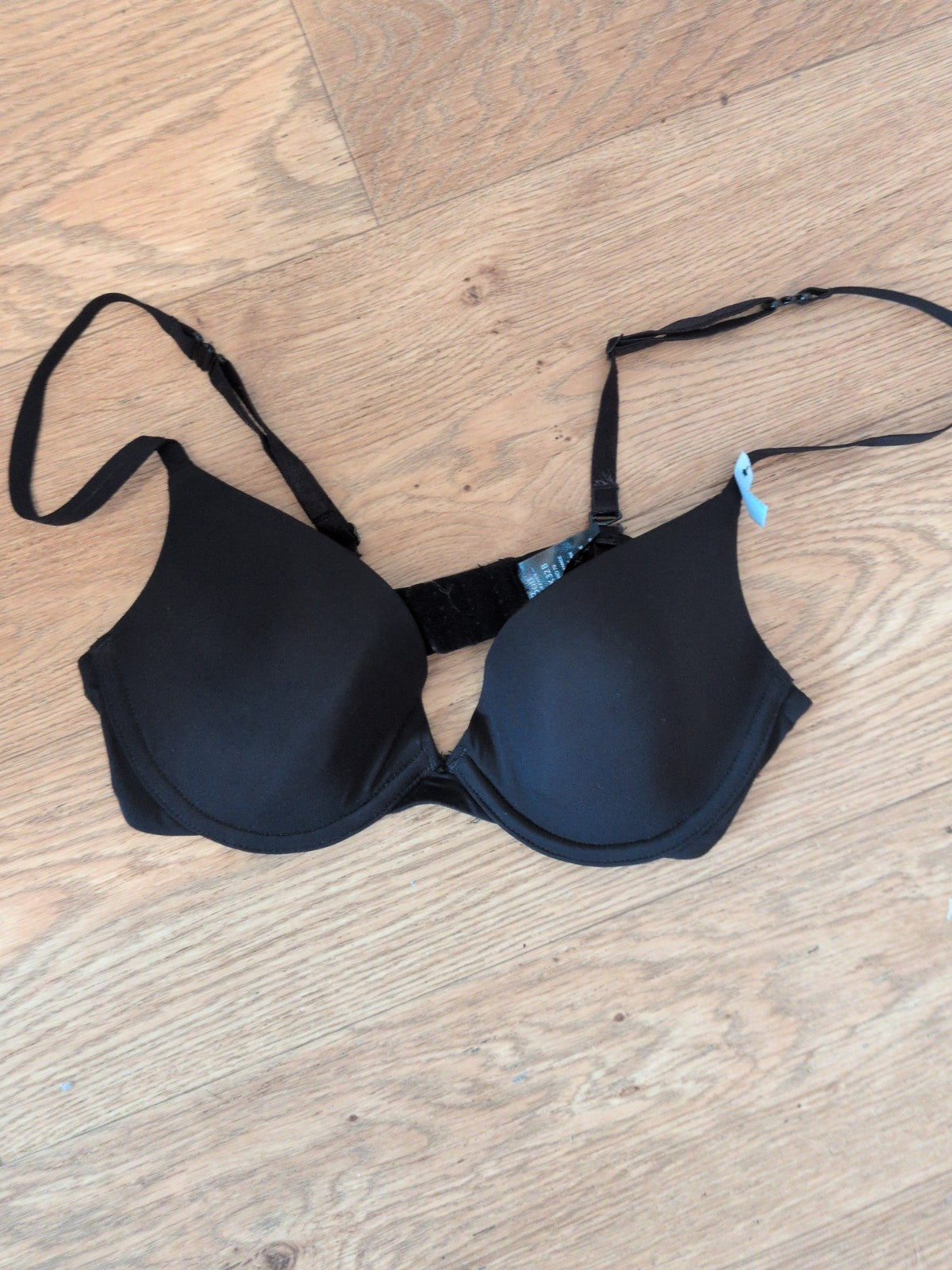 Box Avenue 32b Black Bra Padded And Wired