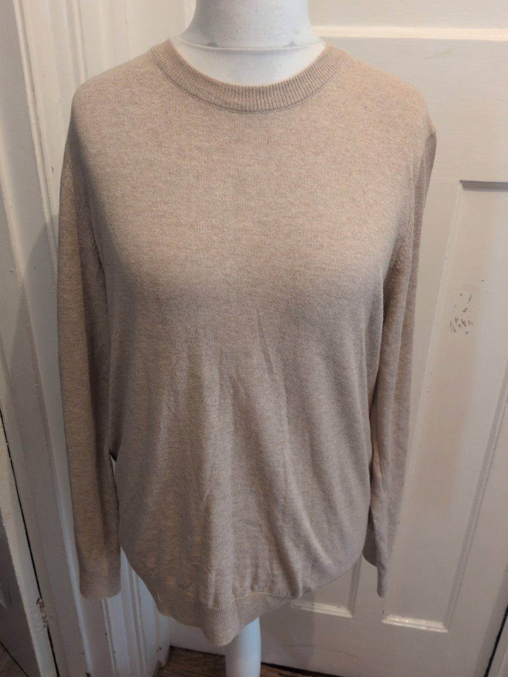 New Look Large Pale Beige Long Sleeve Pullover Jumper