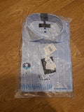 Mens A.V.V Homme Size Large Blue Check Shirt