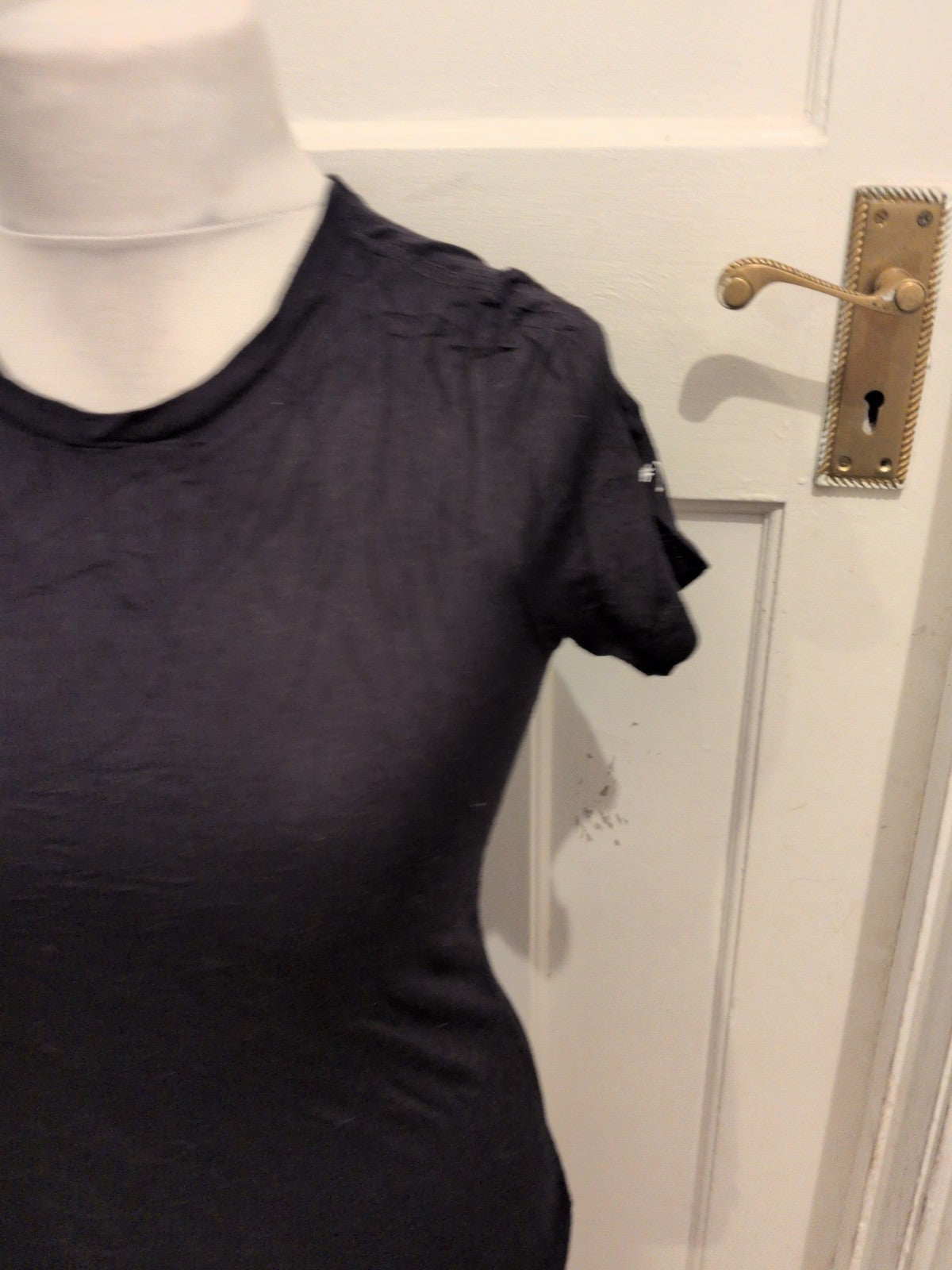 Bella Medium Coffee 1 Black T-shirt