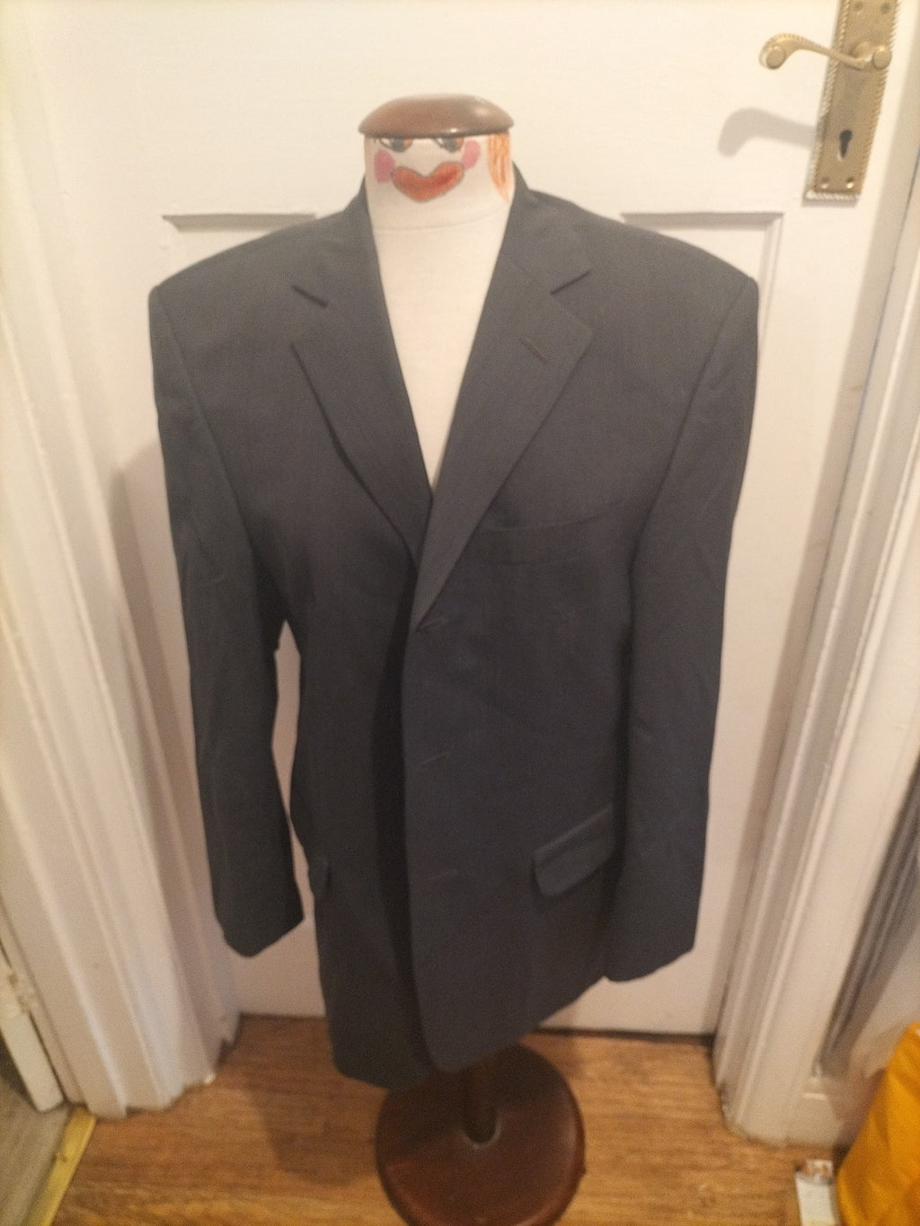 Mens Marks And Spencer Size 38M Graphite Padded Lined Blazer