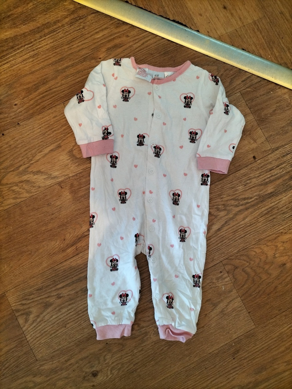 H&M 4-6 Month Minnie Mouse Babygrow
