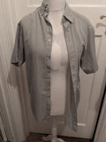 Thomas Nash Small Pale Green Check Short Sleeve Soft Touch Shirt