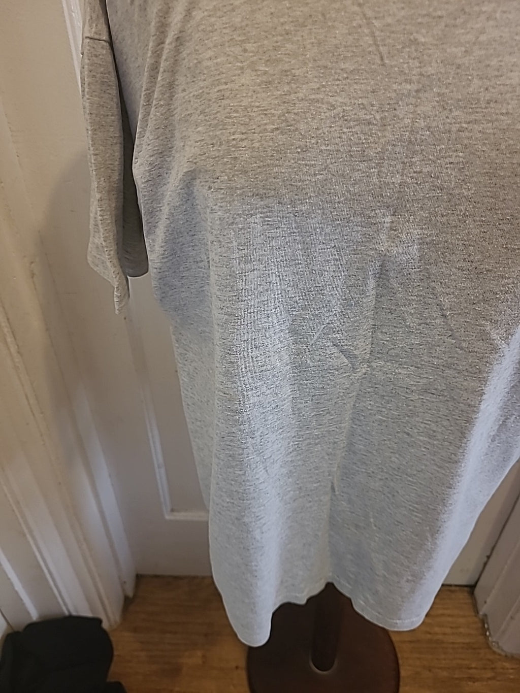 Mens Fruits Of The Loom Size XL Grey Short Sleeved Cotton Tshirt