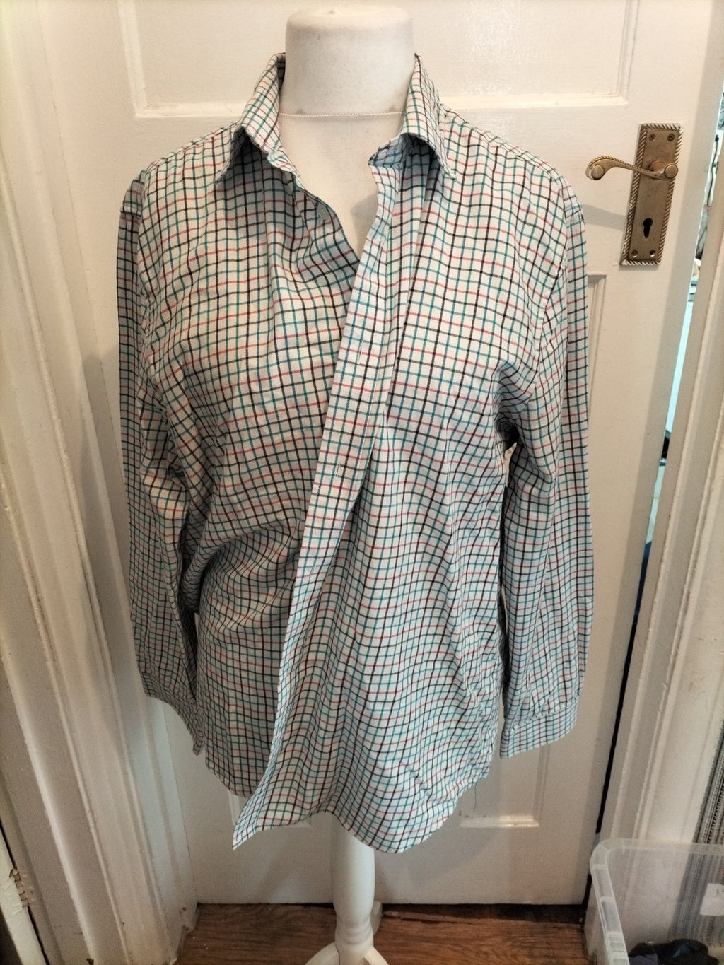 Haworth XL Multi Check Long Sleeve Shirt Classic Fit