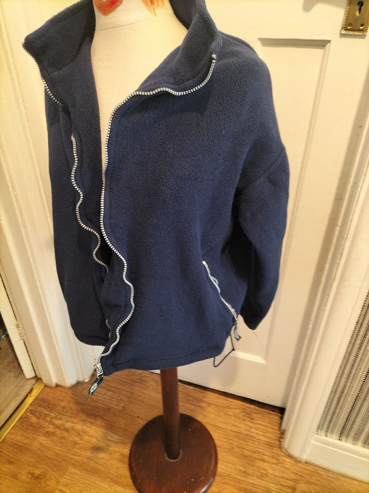Ladies SC Sport Size 14/16 Navy Zip Through Jacket