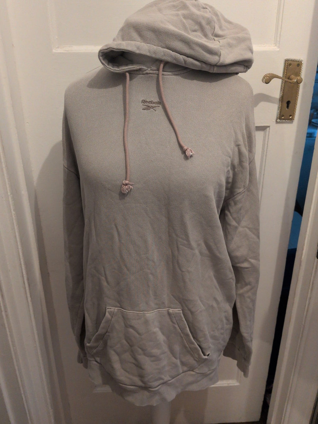 Reebok 8-10 Beige Pullover Hoodie
