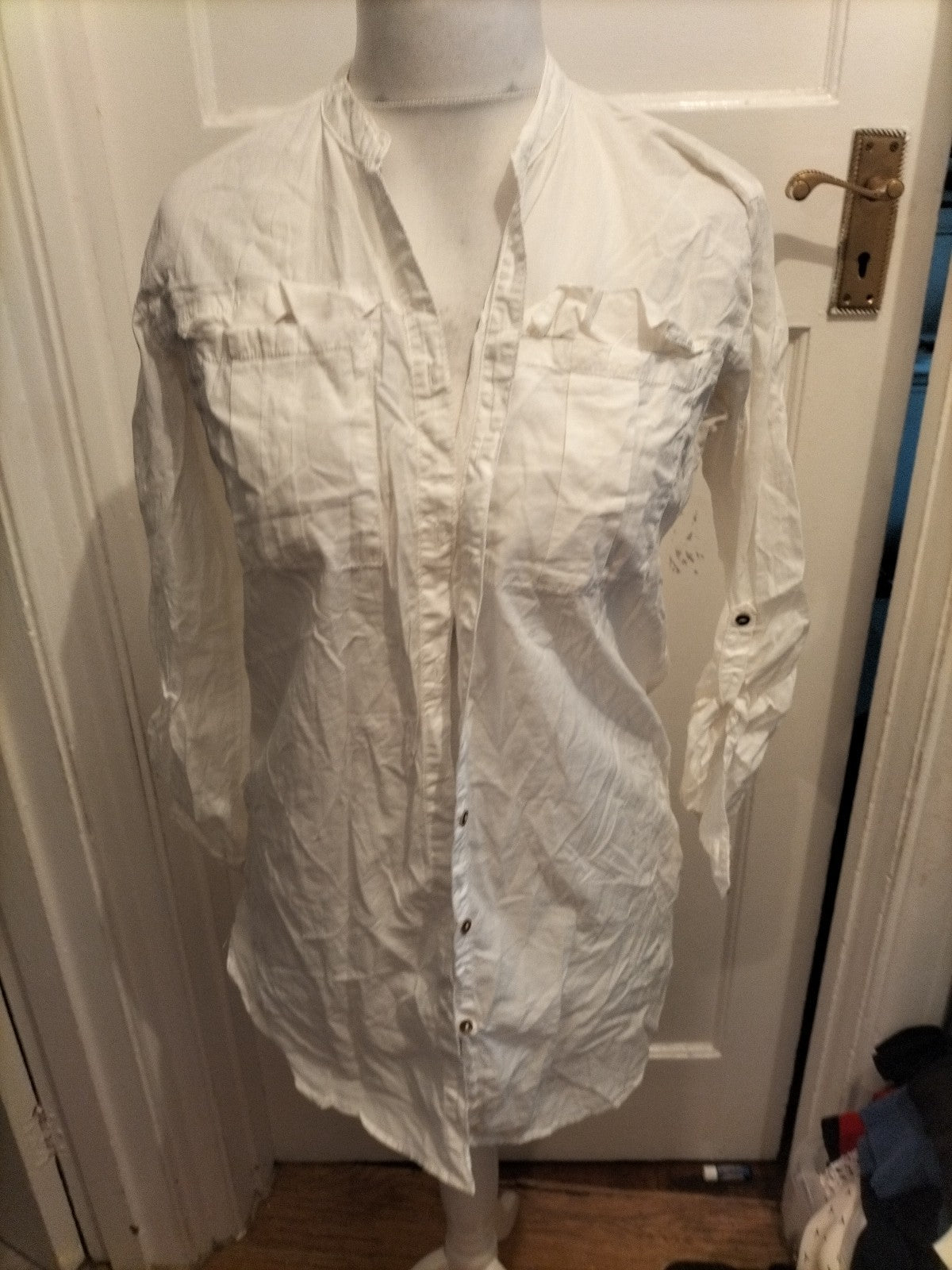 Logg 8 White Buttoned Blouse