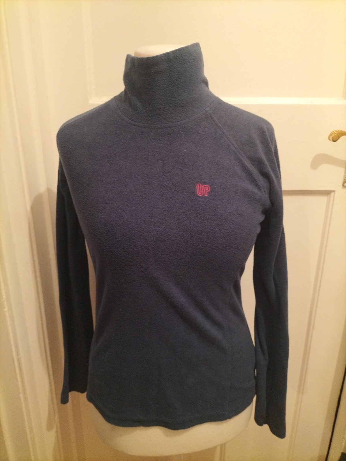 Ladies Universal People Size M Navy Jumper High Neck