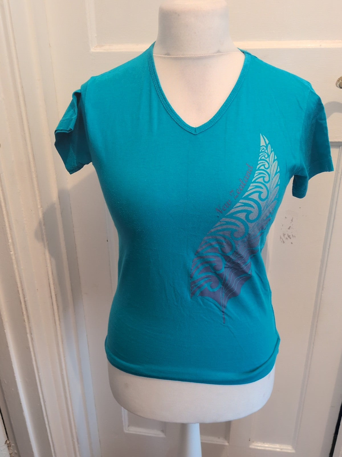 Kiwi Planet Small Turquoise Short Sleeve T-shirt