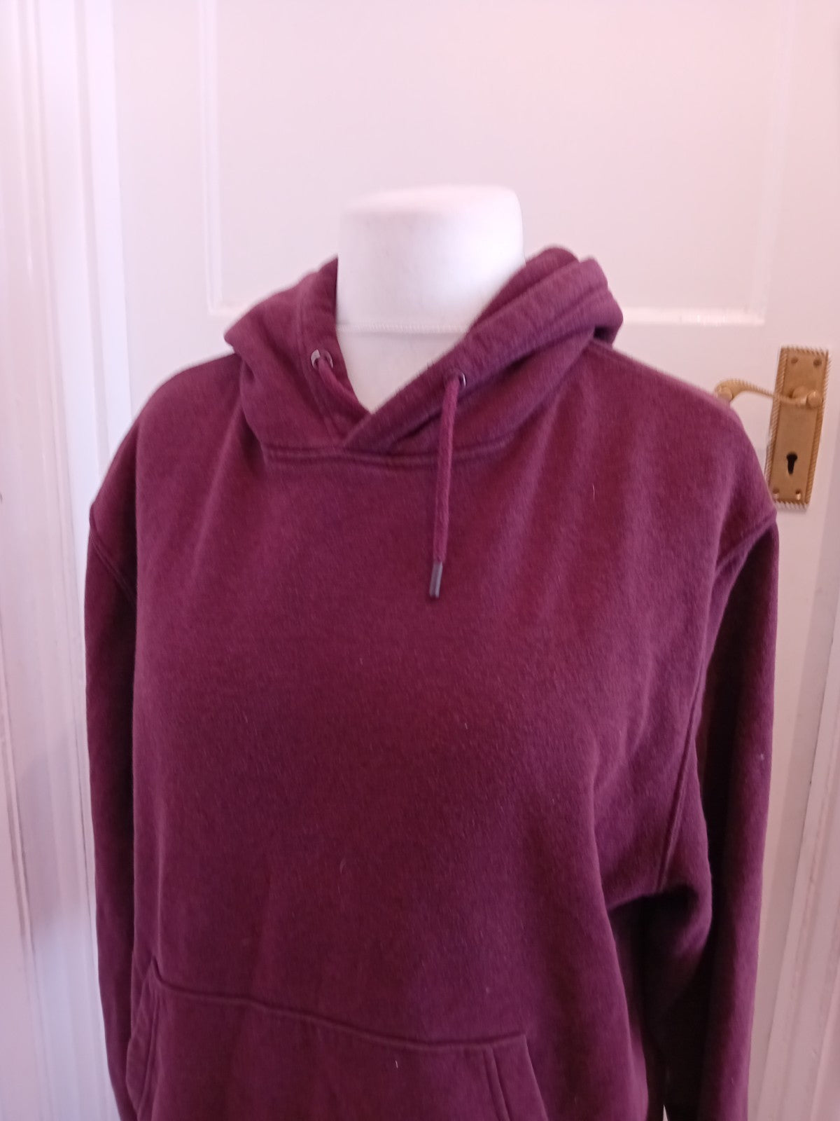 Topman Medium Dark Purple Pullover Hoodie