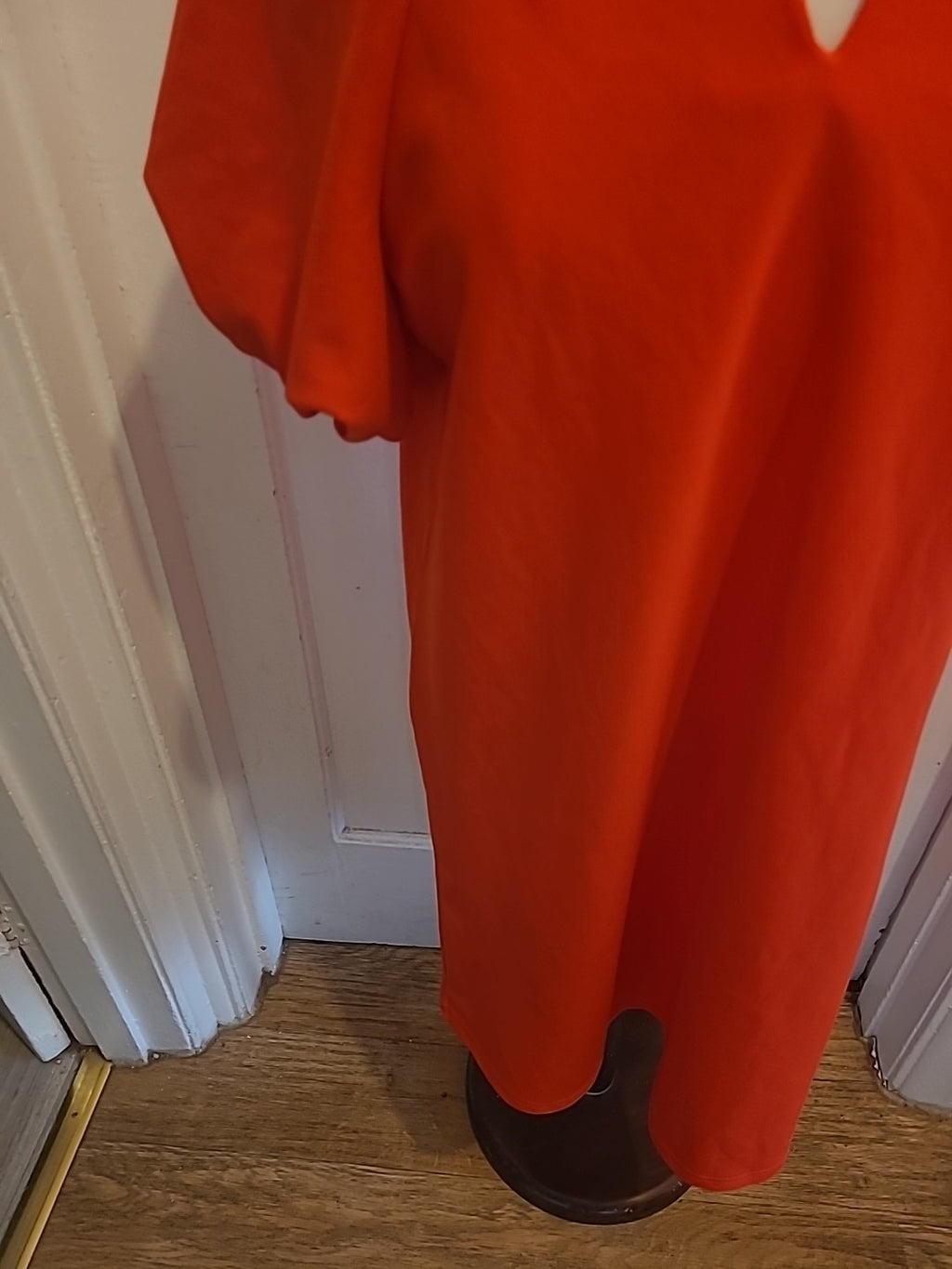Ladies Shein Size Medium Red Short Sleeved Dress