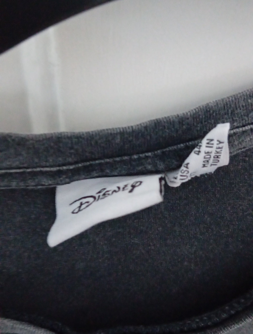 Ladies Disney T.shirt Size 12/14 Grey