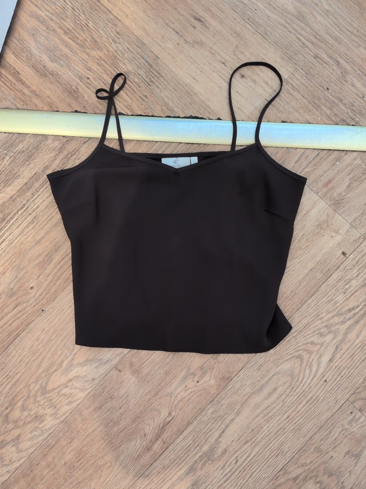 CC 10 Petite Brown Sleeveless Cami