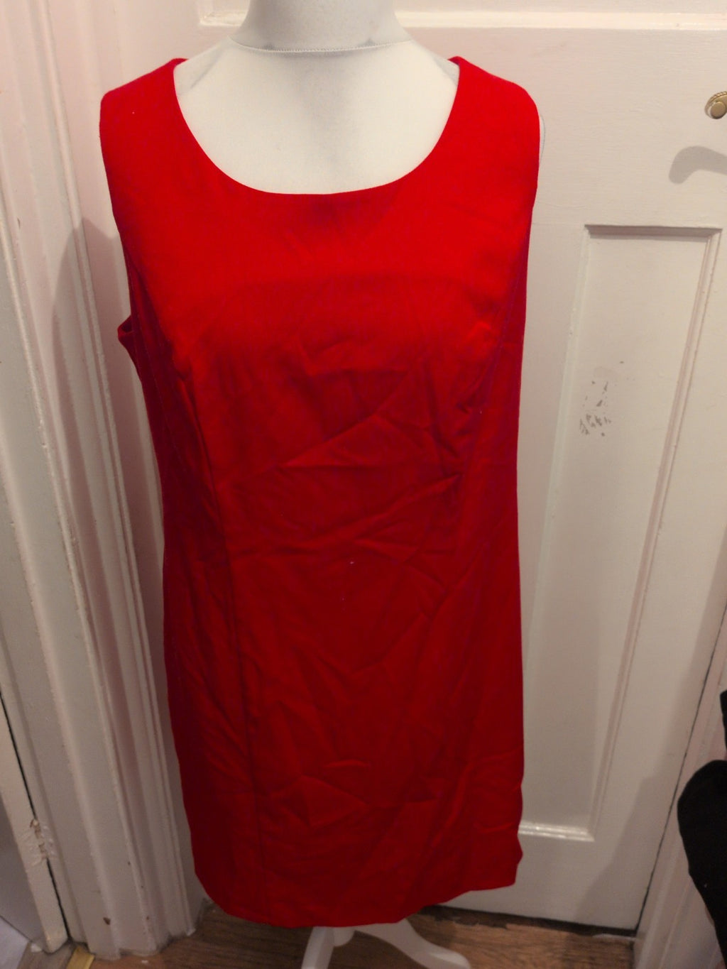 BPC Bonprix 18 Red Lined Sleeveless Dress