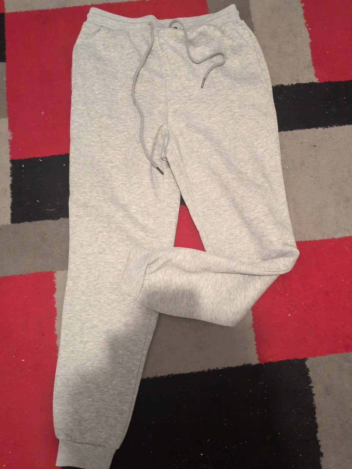 Studio Small Grey Elasticated Joggers Men