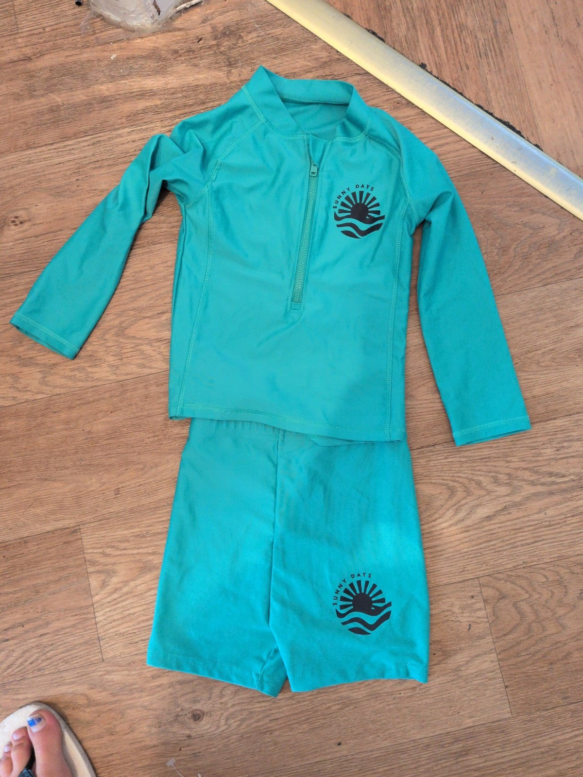 Boys George 4-5 Years Sage 2 Piece Swimming Set