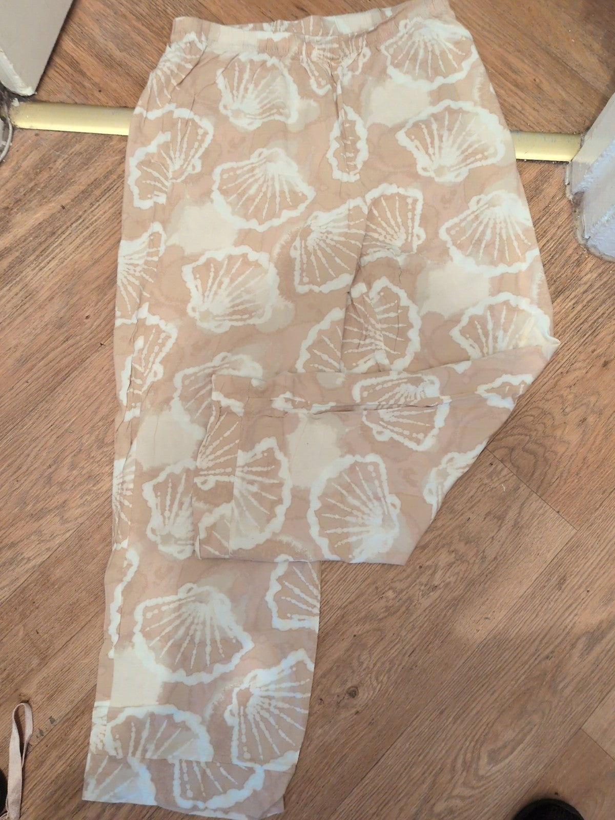 Tu 12 Beige Brown White Elasticated Leggings