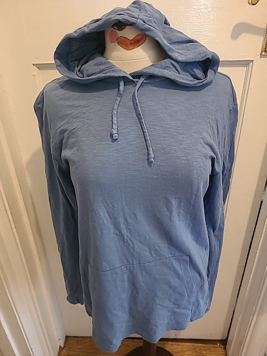 Mens Goodthreads Size Medium Blue Lightweight Hoodie