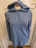 Mens Goodthreads Size Medium Blue Lightweight Hoodie