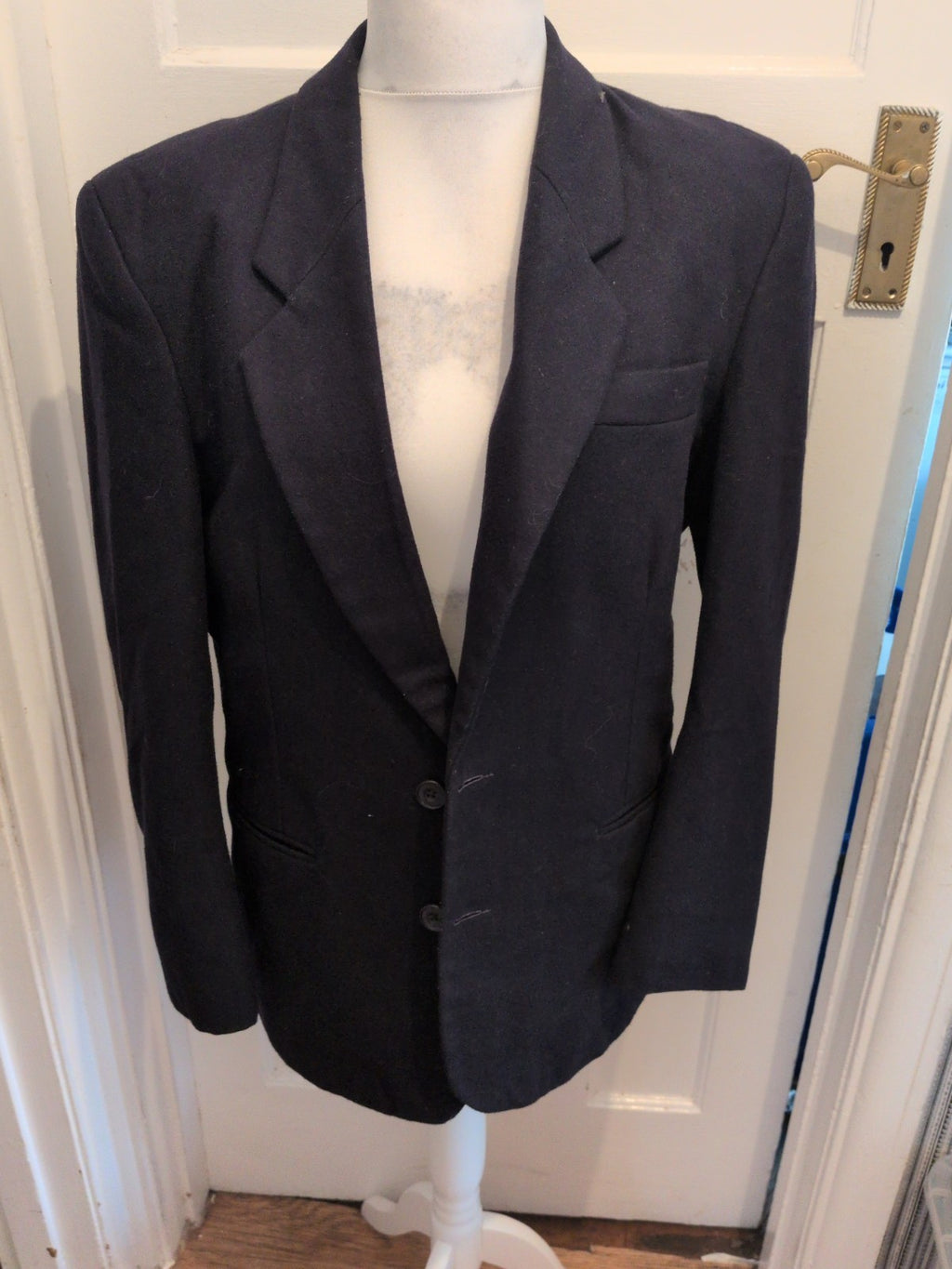 Privilege Medium Navy Lined Padded Blazer